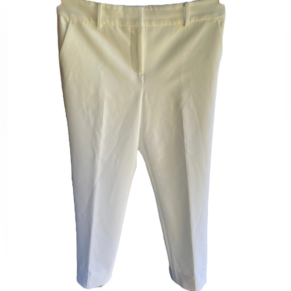 Talbots White Hampshirite Ankle Pants - Picture 4 of 9